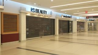 Grille in Retail Shops at Airport 